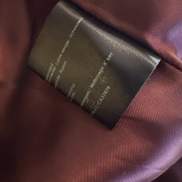 Cinzia Rocca Burgundy Wool/Angora Coat Size 20 plus In good condition - Picture 5 of 7